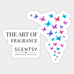 The art of fragrance Scentsy independent consultant Sticker